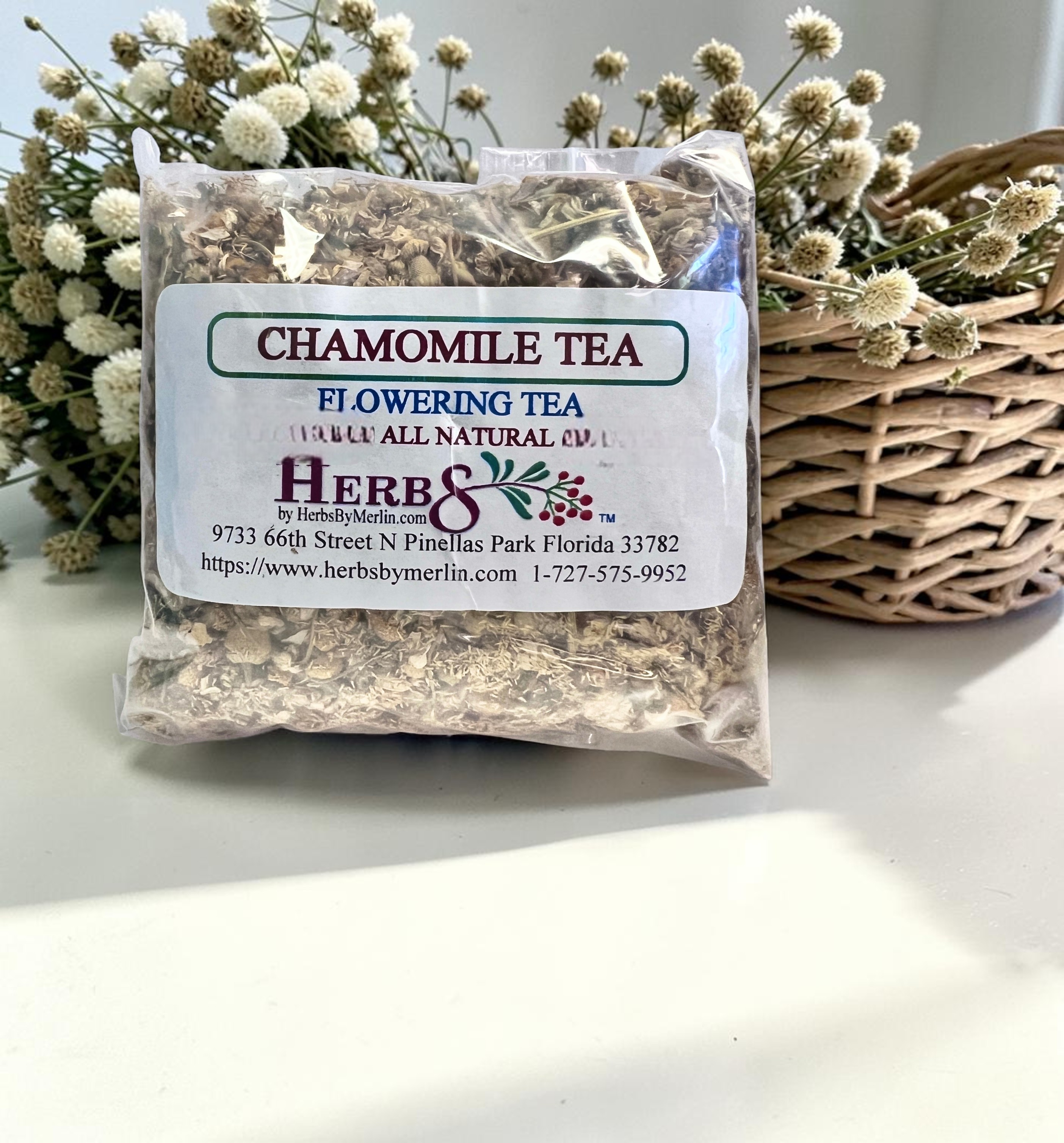Chamomile Flower Tea (Matricaria Chamomilla)